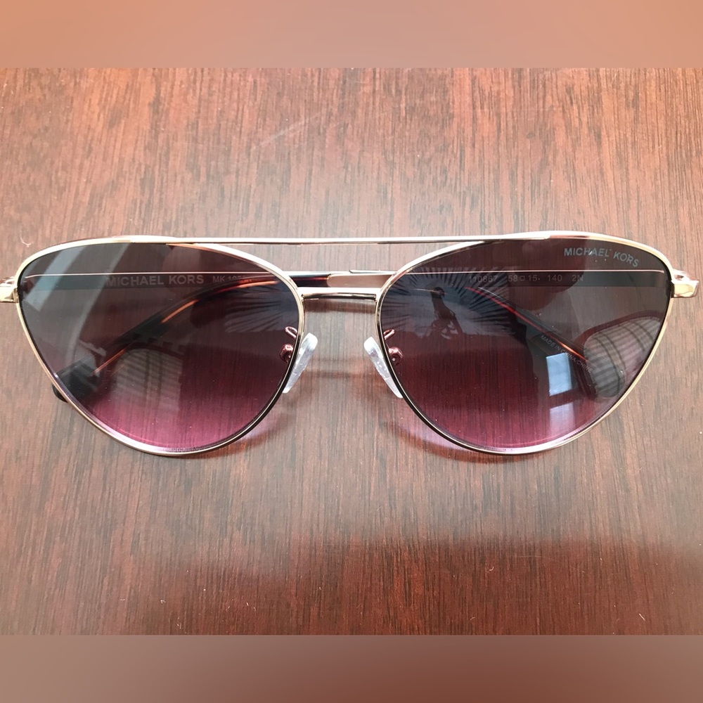 Michael Kors Gold Sunglasses